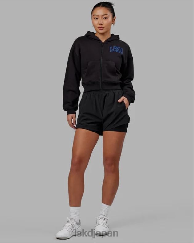 ギルド クロップド パーカー - ブラックパワー コバルト LSKD 女性 衣服 082HP368