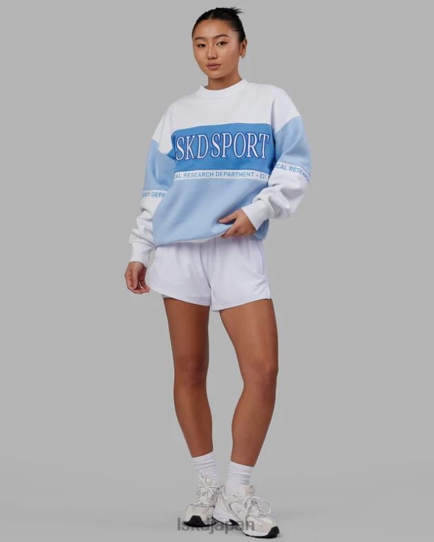 スポルティフ セーター オーバーサイズ - ウィンドサーファー アジュール ブルー LSKD ユニセックス 衣服 082HP369