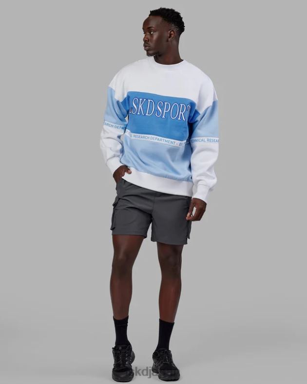 スポルティフ セーター オーバーサイズ - ウィンドサーファー アジュール ブルー LSKD ユニセックス 衣服 082HP369