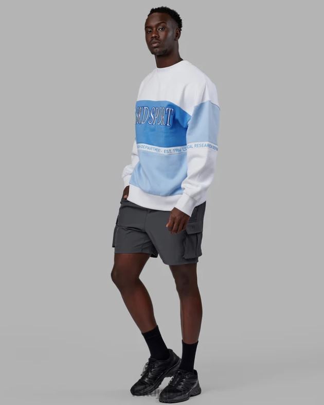 スポルティフ セーター オーバーサイズ - ウィンドサーファー アジュール ブルー LSKD ユニセックス 衣服 082HP369