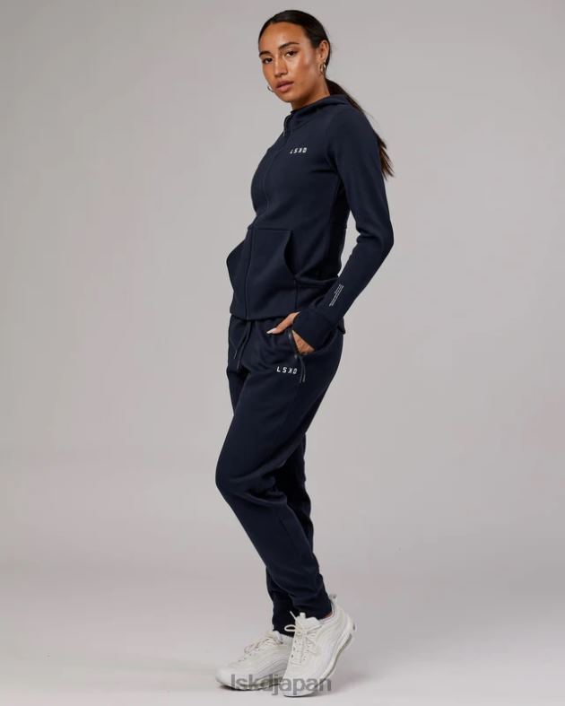 アスリート フォージドフリース ジップスルー パーカー - ダークネイビー LSKD 女性 衣服 082HP371