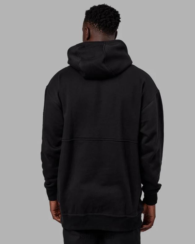 トレック パーカー オーバーサイズ - ブラック LSKD ユニセックス 衣服 082HP372