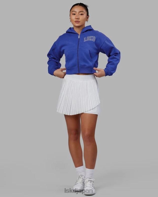 ギルド クロップドパーカー - パワーコバルトホワイト LSKD 女性 衣服 082HP379