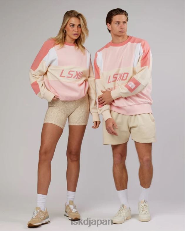 スラムセーターオーバーサイズ - ピーチマルチ LSKD ユニセックス 衣服 082HP382