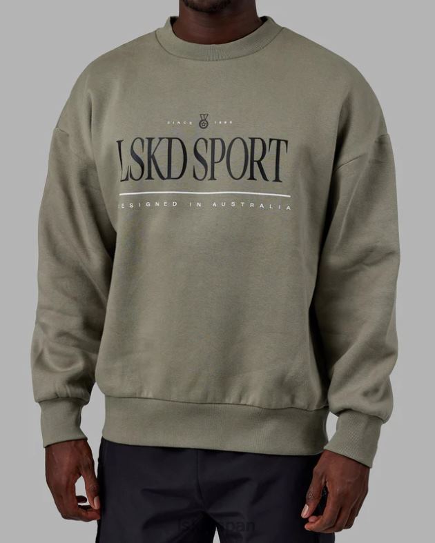 ヘリテージ セーター オーバーサイズ - ローレル オーク LSKD ユニセックス 衣服 082HP384