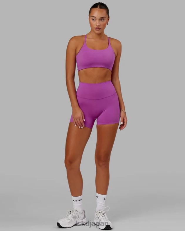 ツイストスポーツブラ - オーキッド LSKD 女性 衣服 082HP38