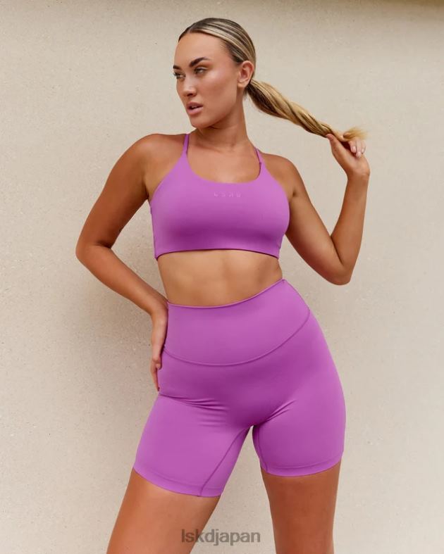 ツイストスポーツブラ - オーキッド LSKD 女性 衣服 082HP38