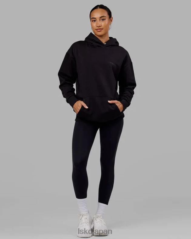 モーション パーカー オーバーサイズ - ブラックブラック LSKD ユニセックス 衣服 082HP392