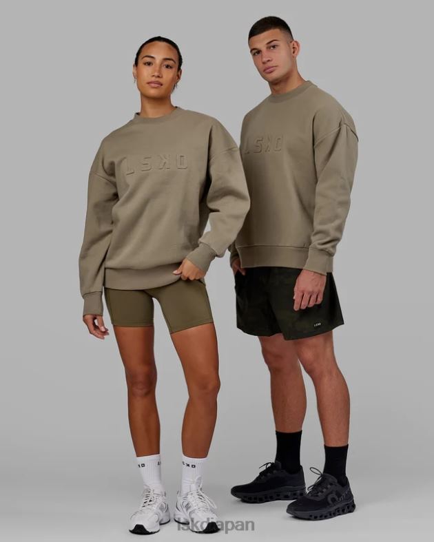 スタンプセーター オーバーサイズ - ローレルオーク LSKD ユニセックス 衣服 082HP397