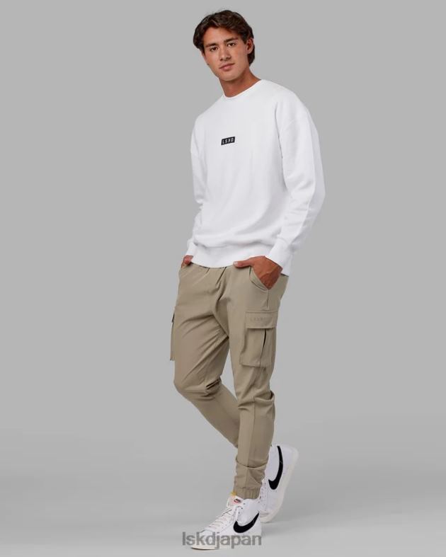 コーナーストーン セーター オーバーサイズ - ホワイト LSKD ユニセックス 衣服 082HP398