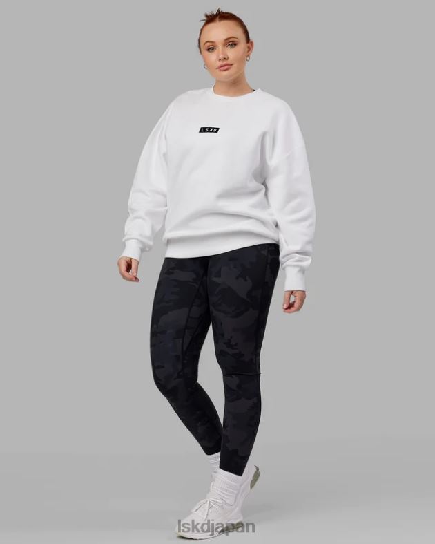 コーナーストーン セーター オーバーサイズ - ホワイト LSKD ユニセックス 衣服 082HP398