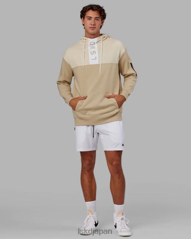 イントラクト パーカー オーバーサイズ - ペールカーキ LSKD ユニセックス 衣服 082HP406