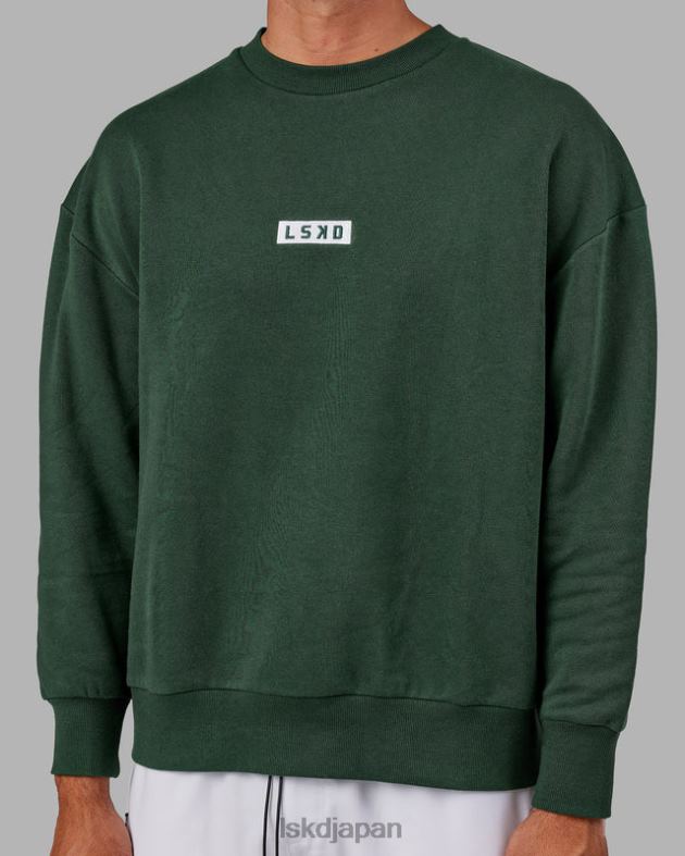 コーナーストーン セーター オーバーサイズ - 松葉 LSKD ユニセックス 衣服 082HP415