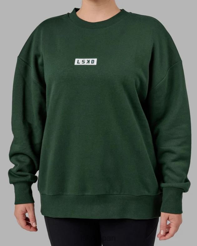 コーナーストーン セーター オーバーサイズ - 松葉 LSKD ユニセックス 衣服 082HP415