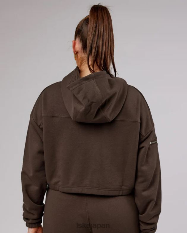 ブリッジジップスルーパーカー - ウォールナット LSKD 女性 衣服 082HP417