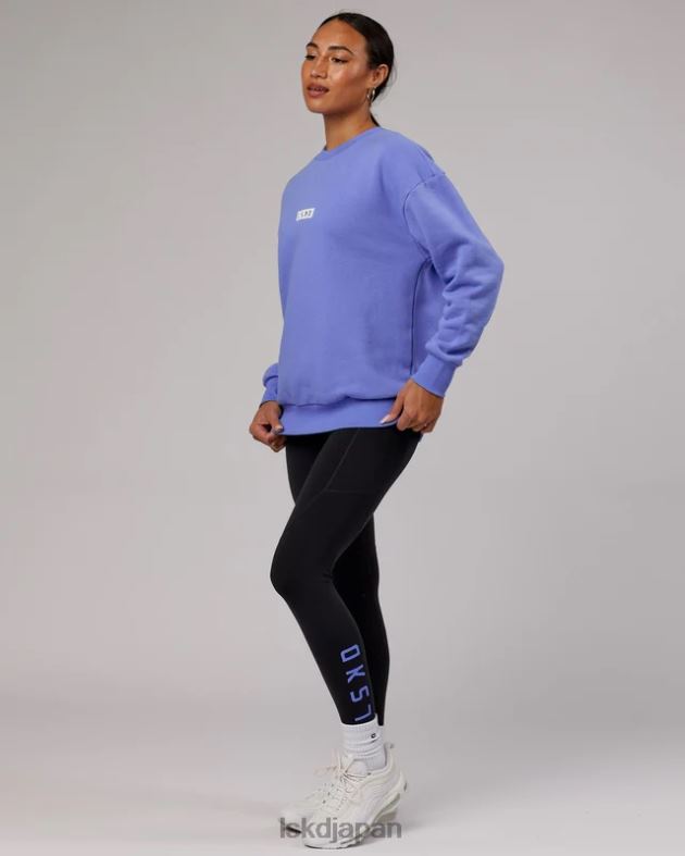 コーナーストーン セーター オーバーサイズ - コーンフラワー ブルー LSKD ユニセックス 衣服 082HP418