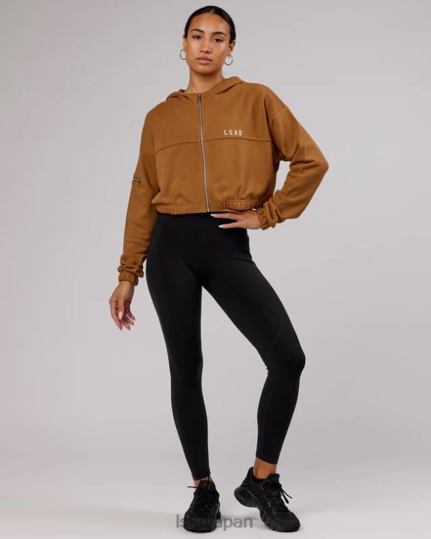 ブリッジジップスルーパーカー - キャメル LSKD 女性 衣服 082HP419