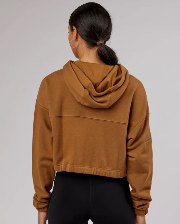 ブリッジジップスルーパーカー - キャメル LSKD 女性 衣服 082HP419