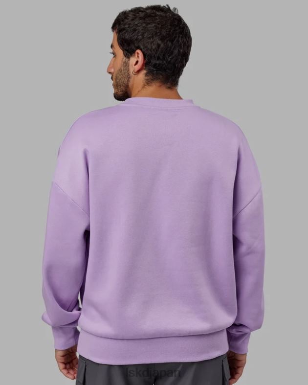 放射セーター オーバーサイズ - ペールライラック LSKD ユニセックス 衣服 082HP421