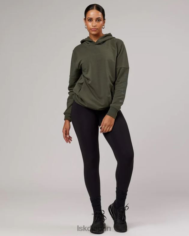 ディレクションフレックスフリースパーカー - 森の夜 LSKD ユニセックス 衣服 082HP428