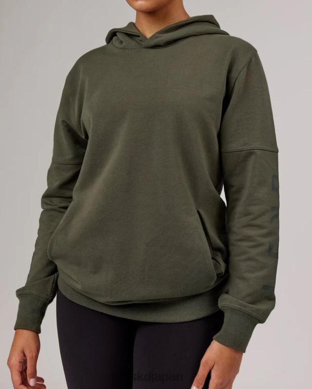 ディレクションフレックスフリースパーカー - 森の夜 LSKD ユニセックス 衣服 082HP428