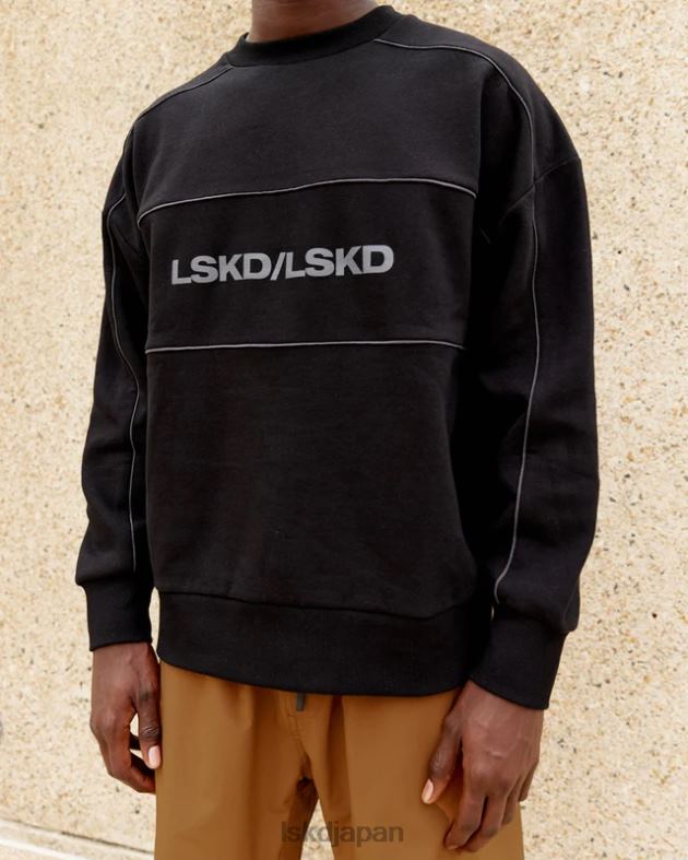 インパクトセーターオーバーサイズ - ブラックグレー LSKD ユニセックス 衣服 082HP430