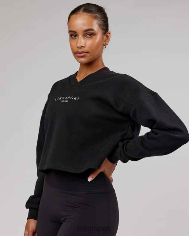 タッチダウンセーター - ブラック LSKD 女性 衣服 082HP434