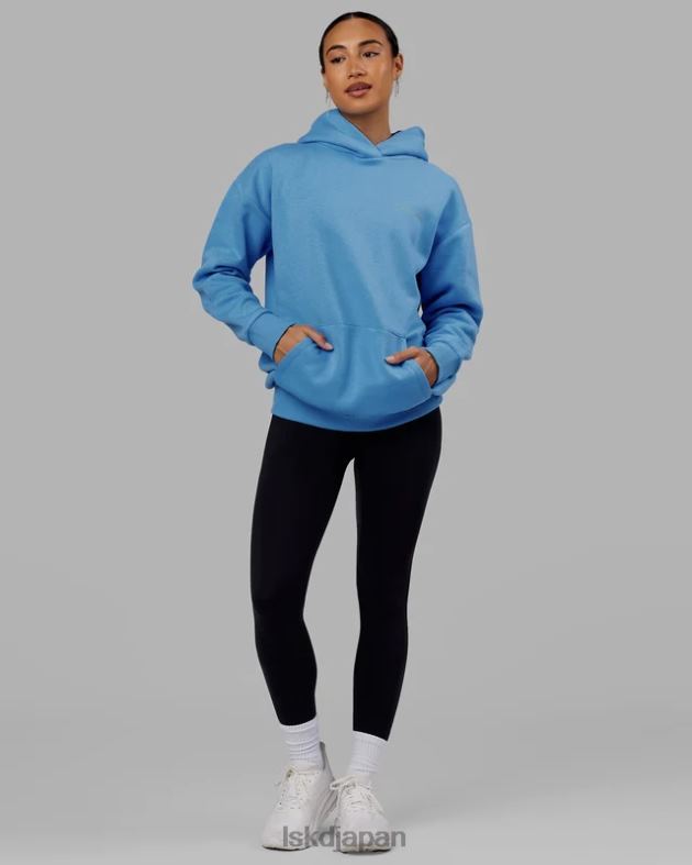 モーション パーカー オーバーサイズ - アジュール ブルー LSKD ユニセックス 衣服 082HP446