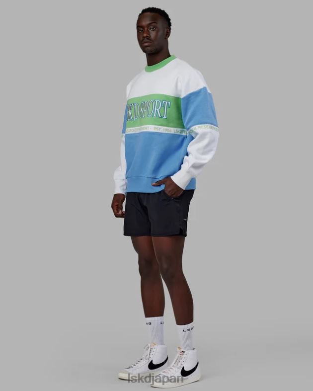 スポルティフ セーター オーバーサイズ - アジュールブルーアップルミント LSKD ユニセックス 衣服 082HP447