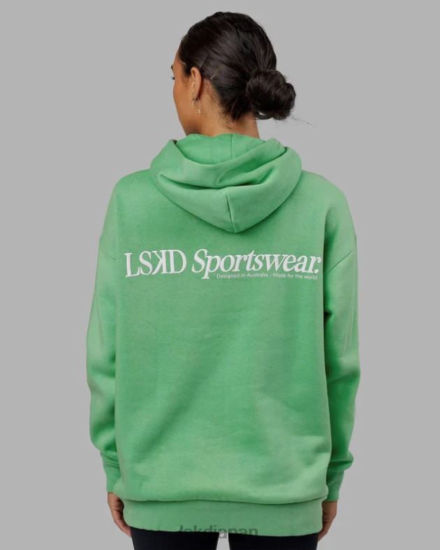 モーションパーカーオーバーサイズ - アップルミント LSKD ユニセックス 衣服 082HP449