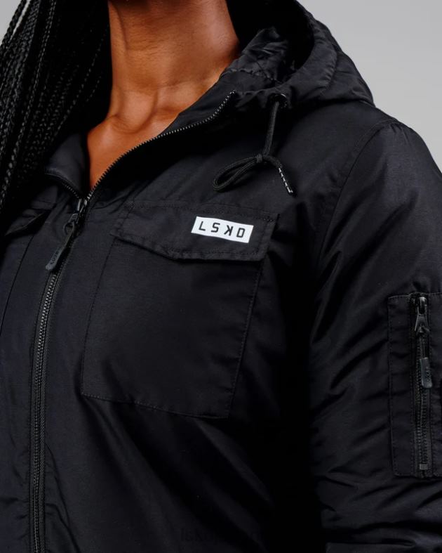 補助ジャケット - 黒 LSKD 女性 衣服 082HP461