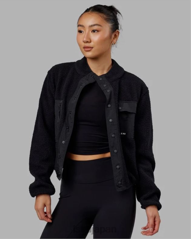 アルパイン フリース ジャケット - ブラック LSKD 女性 衣服 082HP463