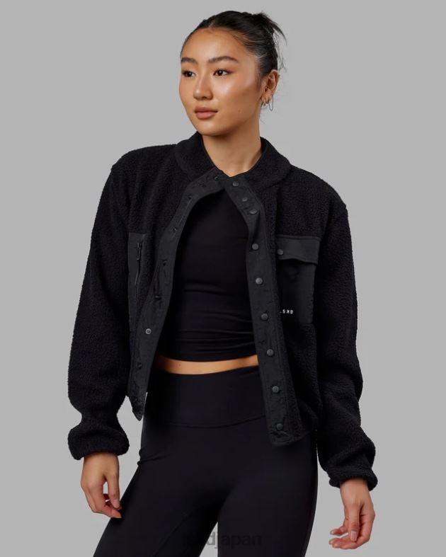 アルパイン フリース ジャケット - ブラック LSKD 女性 衣服 082HP463