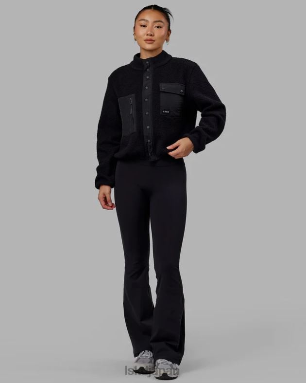 アルパイン フリース ジャケット - ブラック LSKD 女性 衣服 082HP463