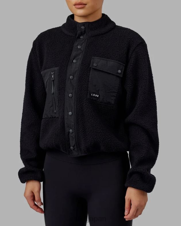 アルパイン フリース ジャケット - ブラック LSKD 女性 衣服 082HP463