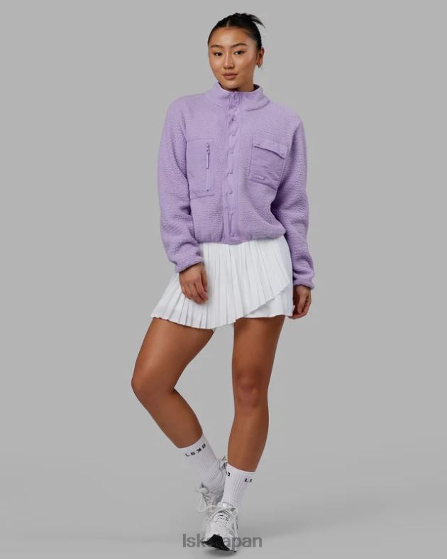 アルパイン フリース ジャケット - ペールライラック LSKD 女性 衣服 082HP466