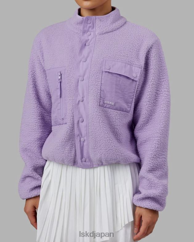 アルパイン フリース ジャケット - ペールライラック LSKD 女性 衣服 082HP466