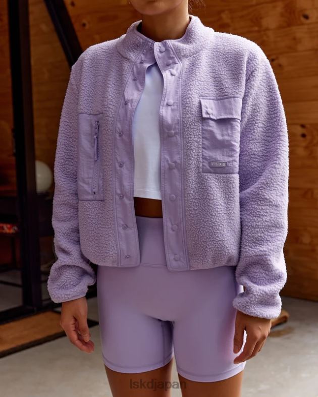 アルパイン フリース ジャケット - ペールライラック LSKD 女性 衣服 082HP466