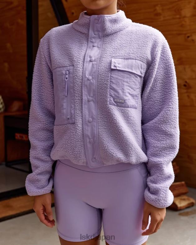 アルパイン フリース ジャケット - ペールライラック LSKD 女性 衣服 082HP466