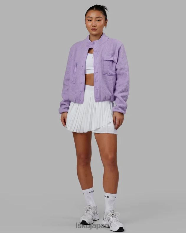 アルパイン フリース ジャケット - ペールライラック LSKD 女性 衣服 082HP466