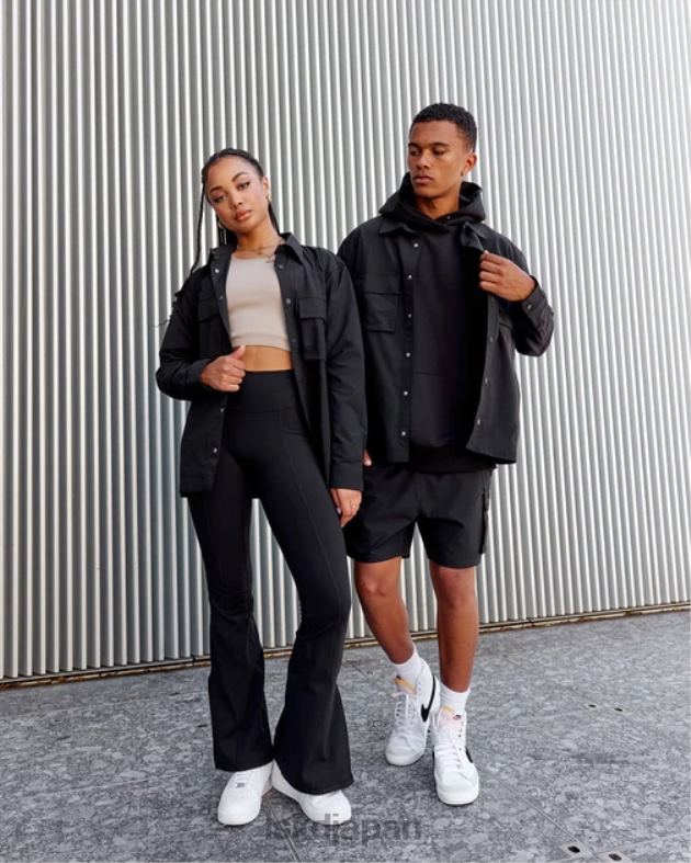 ユーティリティジャケット - ブラック LSKD ユニセックス 衣服 082HP474