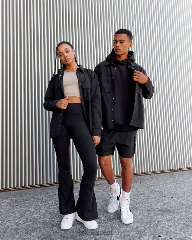 ユーティリティジャケット - ブラック LSKD ユニセックス 衣服 082HP474