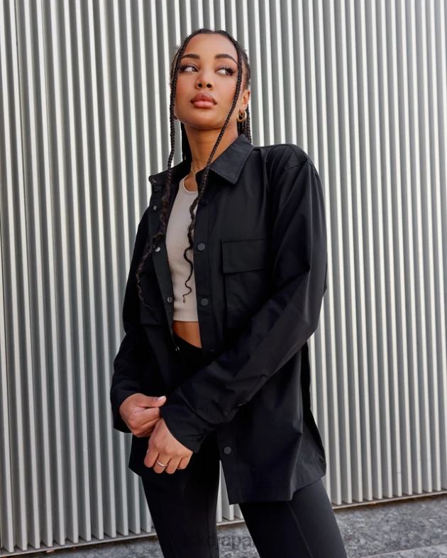 ユーティリティジャケット - ブラック LSKD ユニセックス 衣服 082HP474