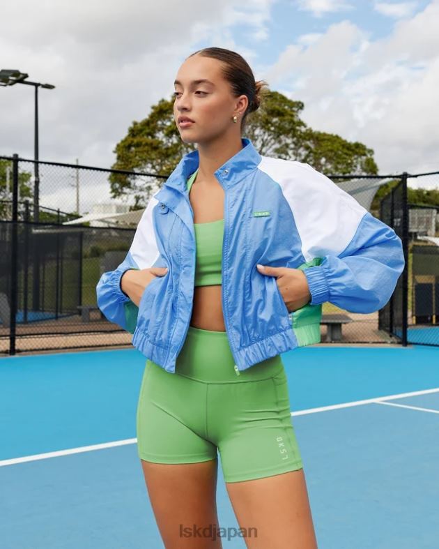 ノスタルジア トラック ジャケット - アズール ブルー LSKD 女性 衣服 082HP479