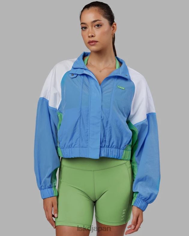 ノスタルジア トラック ジャケット - アズール ブルー LSKD 女性 衣服 082HP479