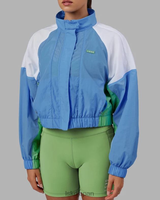 ノスタルジア トラック ジャケット - アズール ブルー LSKD 女性 衣服 082HP479