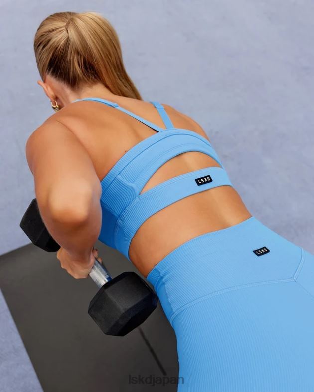 モメンタムリブスポーツブラ - アジュールブルー LSKD 女性 衣服 082HP47