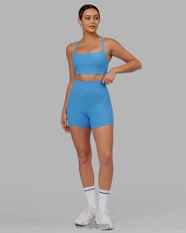 モメンタムリブスポーツブラ - アジュールブルー LSKD 女性 衣服 082HP47