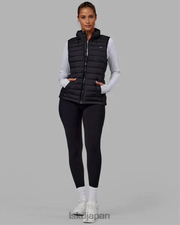 終日ダウンベスト - ブラック LSKD 女性 衣服 082HP483