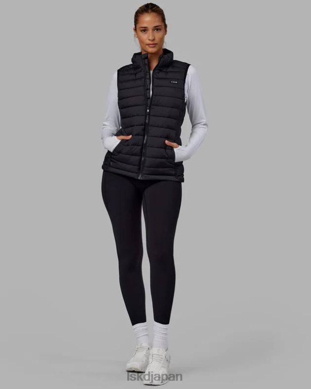 終日ダウンベスト - ブラック LSKD 女性 衣服 082HP483